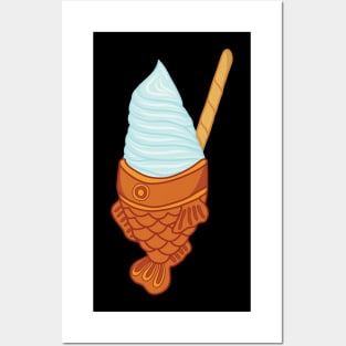 Blue Taiyaki Posters and Art